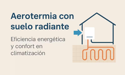 Una vivienda con suelo radiante y la explicación de por qué es más eficiente y confortable